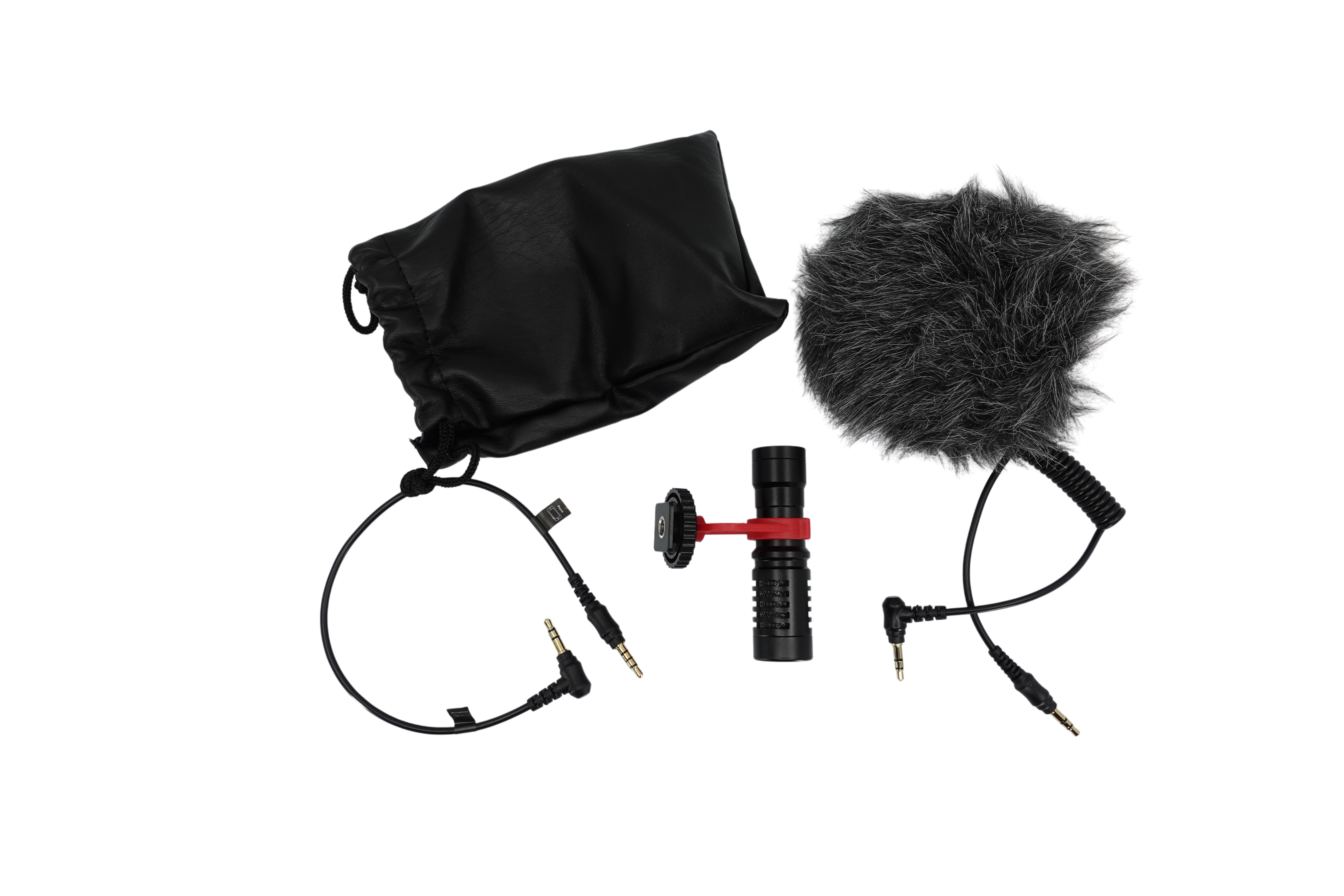 iOgrapher Mic Mini – Compact Shotgun Microphone with TRS & TRRS Cables for Mobile Filmmaking