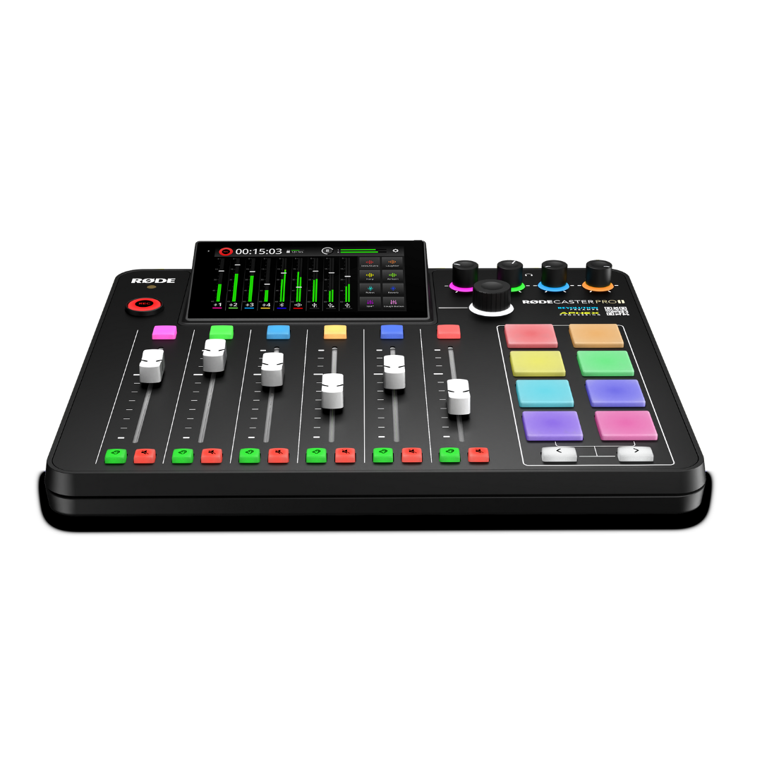 RØDECaster Pro II — Professional Audio Production Studio for Podcasters, Streamers & Musicians (Black or White)