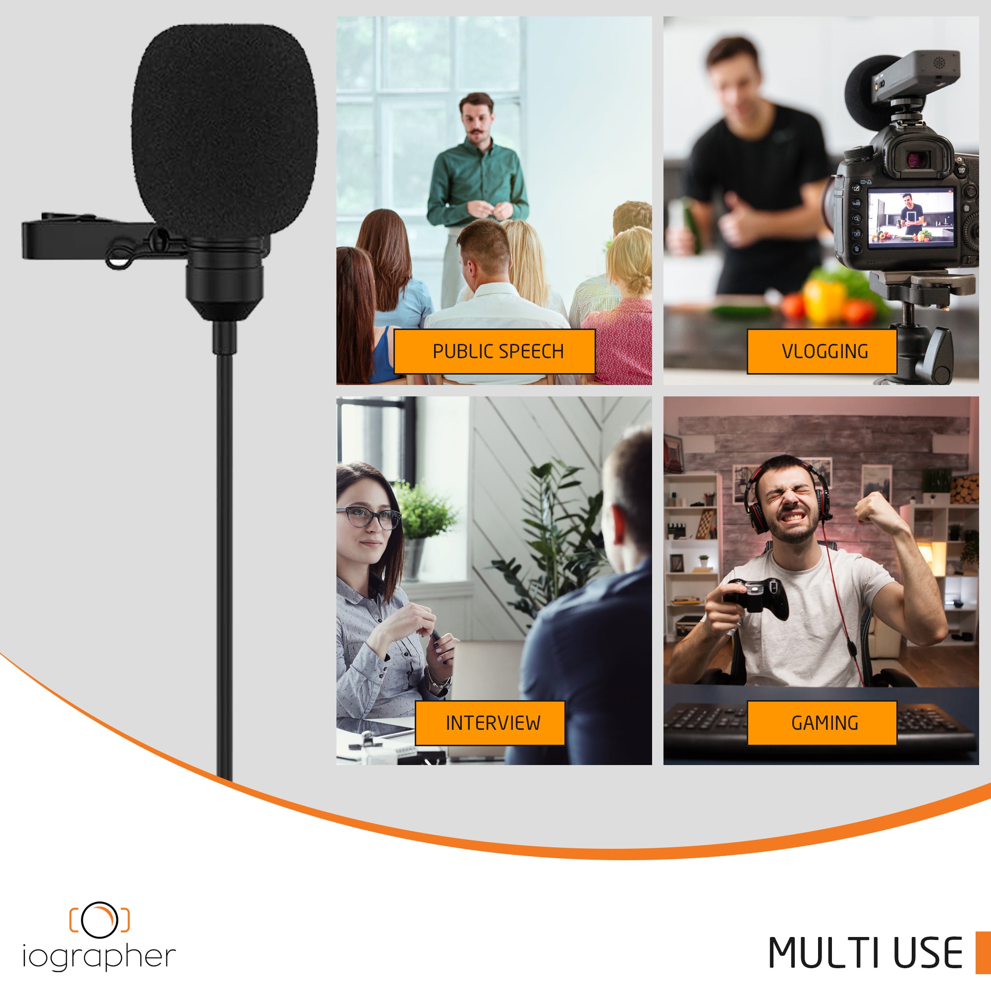 LavMobile lavalier microphone for mobile devices