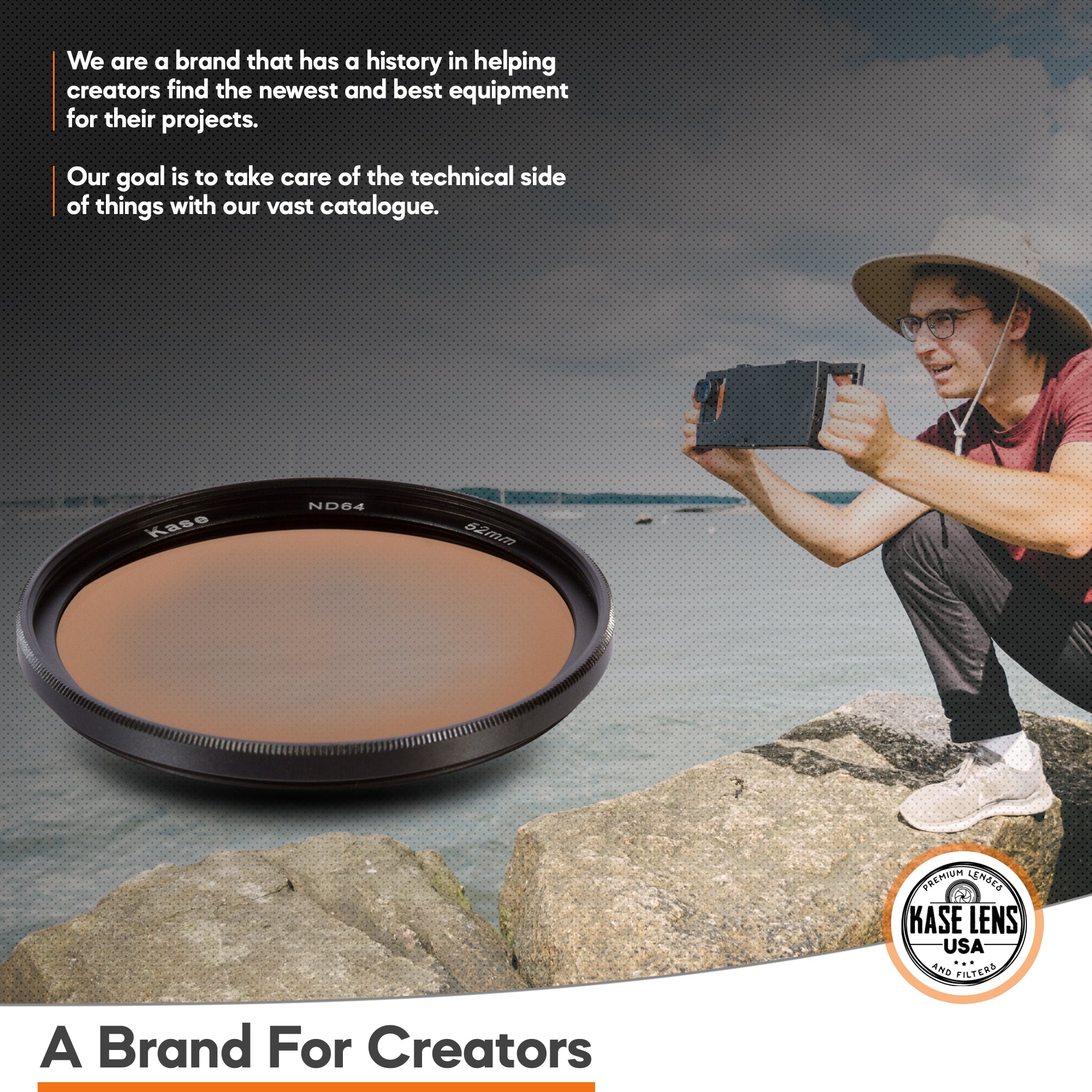 Kase 52mm ND64 Lens Filter | 6-stop Light Reduction