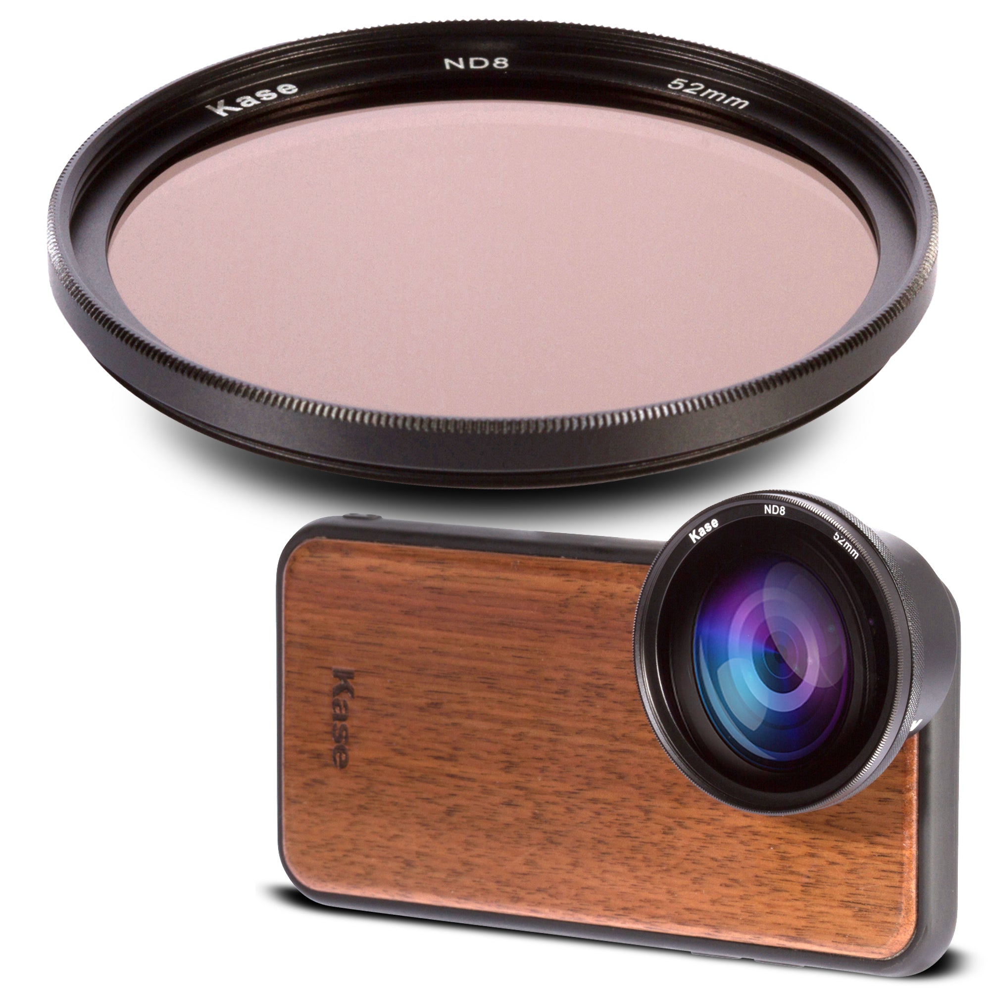 Kase 52mm ND8 Lens Filter | 3-stop Light Reduction