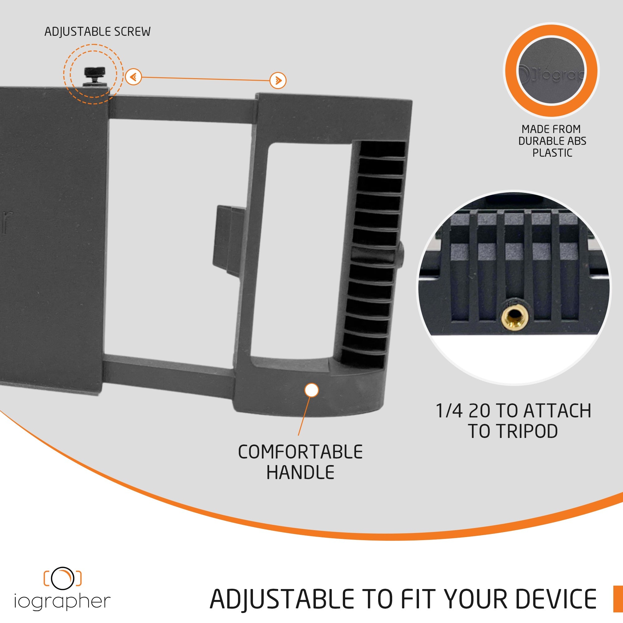 iOgrapher Multi Pro Case for iPad Pro 12.9, Pro 11, Air 4th and 5th Gen - Wide Angle Lens