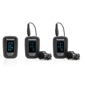Blink 500 Pro B2 Advanced 2.4 GHz 2-Person Wireless Clip-On Microphone System with Lavaliers for Cameras, Mobile Devices and more