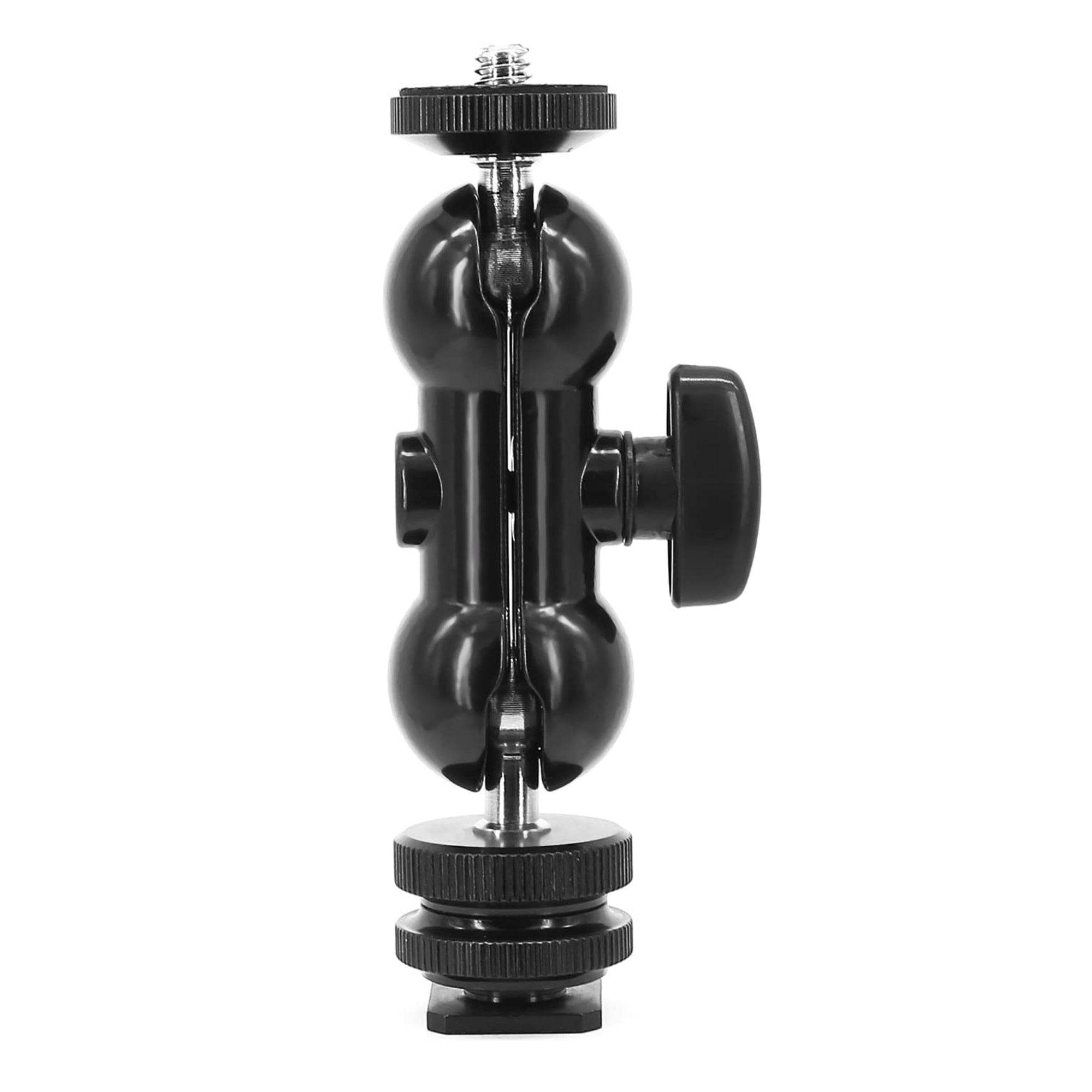 Multi-Function Double Ball head with Shoe Mount & 1/4" Screw