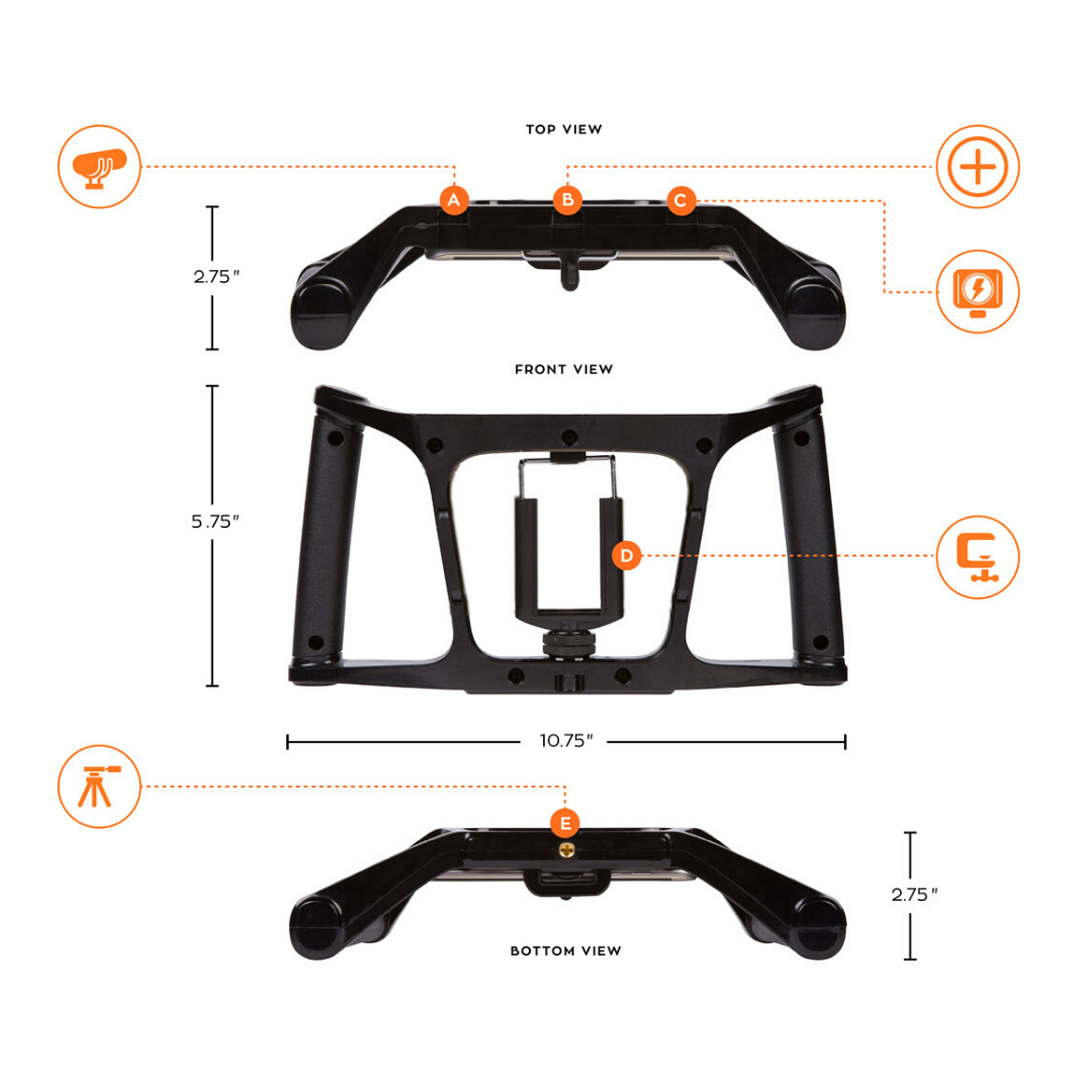 iOgrapher Go for Osmo Action Camera / GoPro