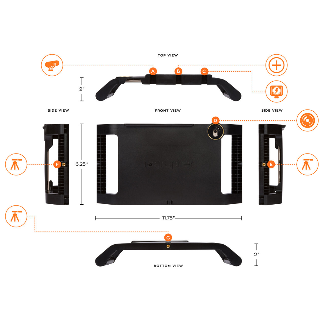 iOgrapher Filmmaking Case for iPad Mini 4th/5th Gen