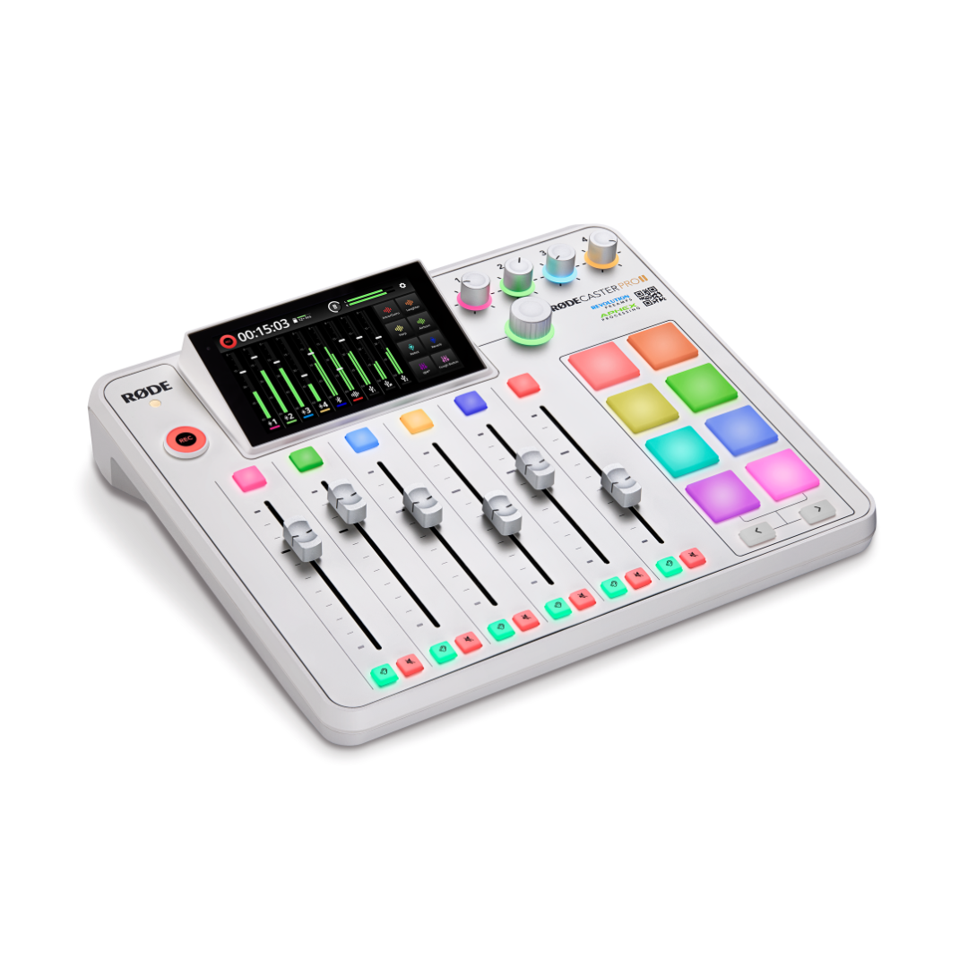 RØDECaster Pro II — Professional Audio Production Studio for Podcasters, Streamers & Musicians (Black or White)