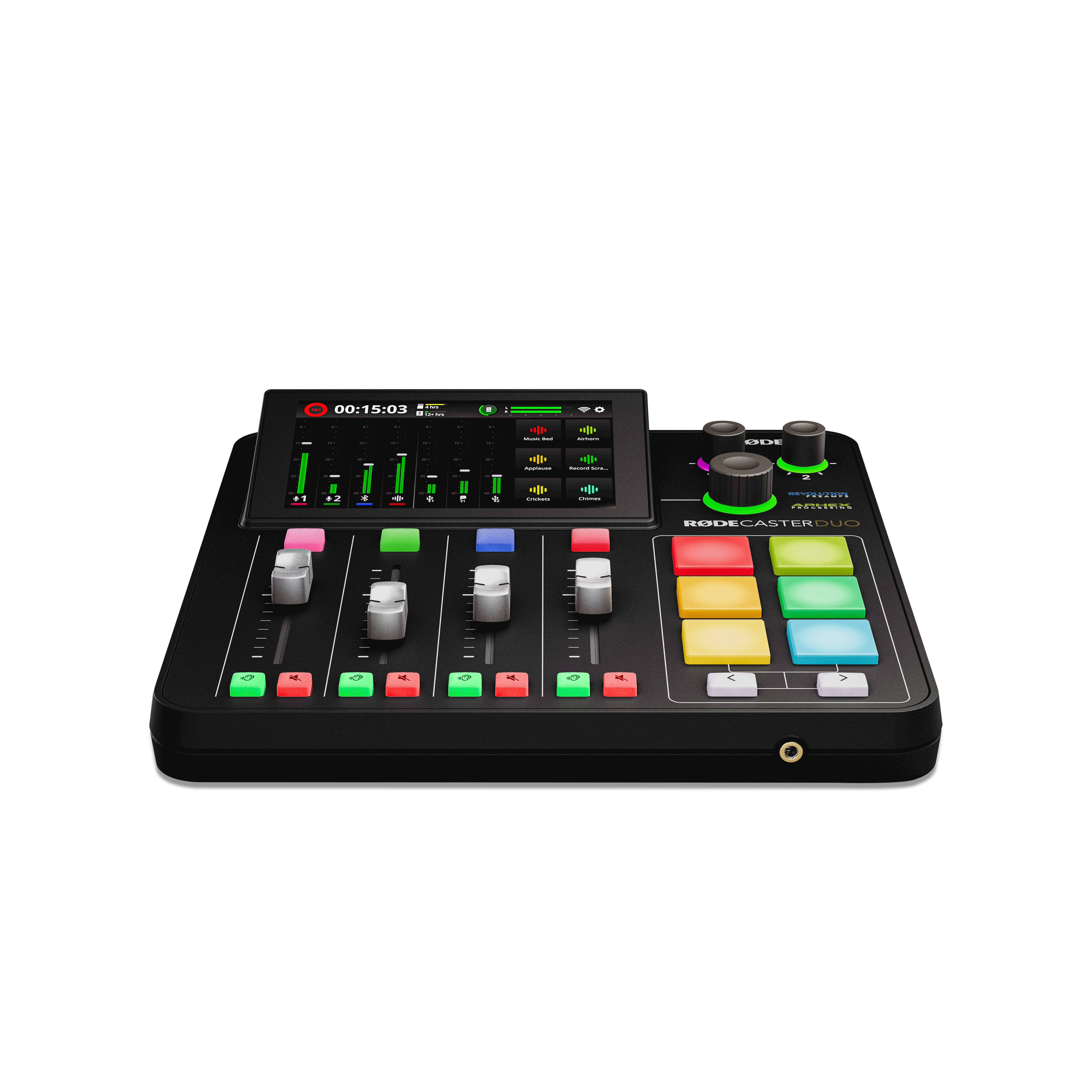 RØDECaster Duo – The Ultimate Compact Audio Production Studio- Available in Black and White