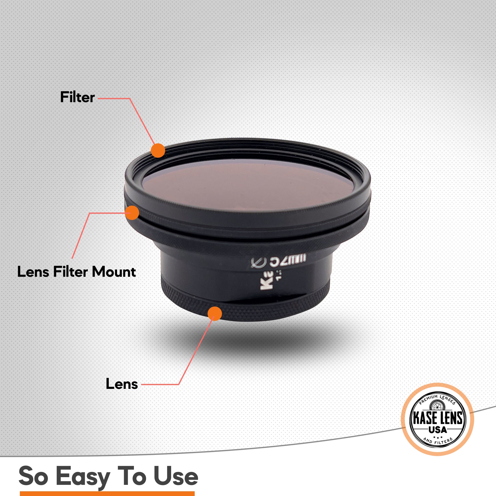 KASE 52mm Lens Filter Mount