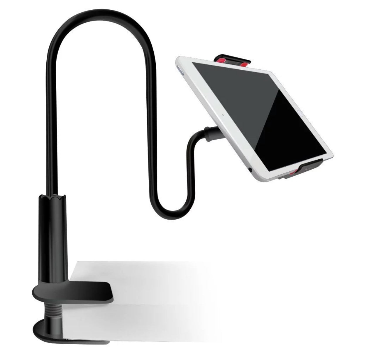 Table Mounted Gooseneck Lazy Bracket for Phones and Tablets