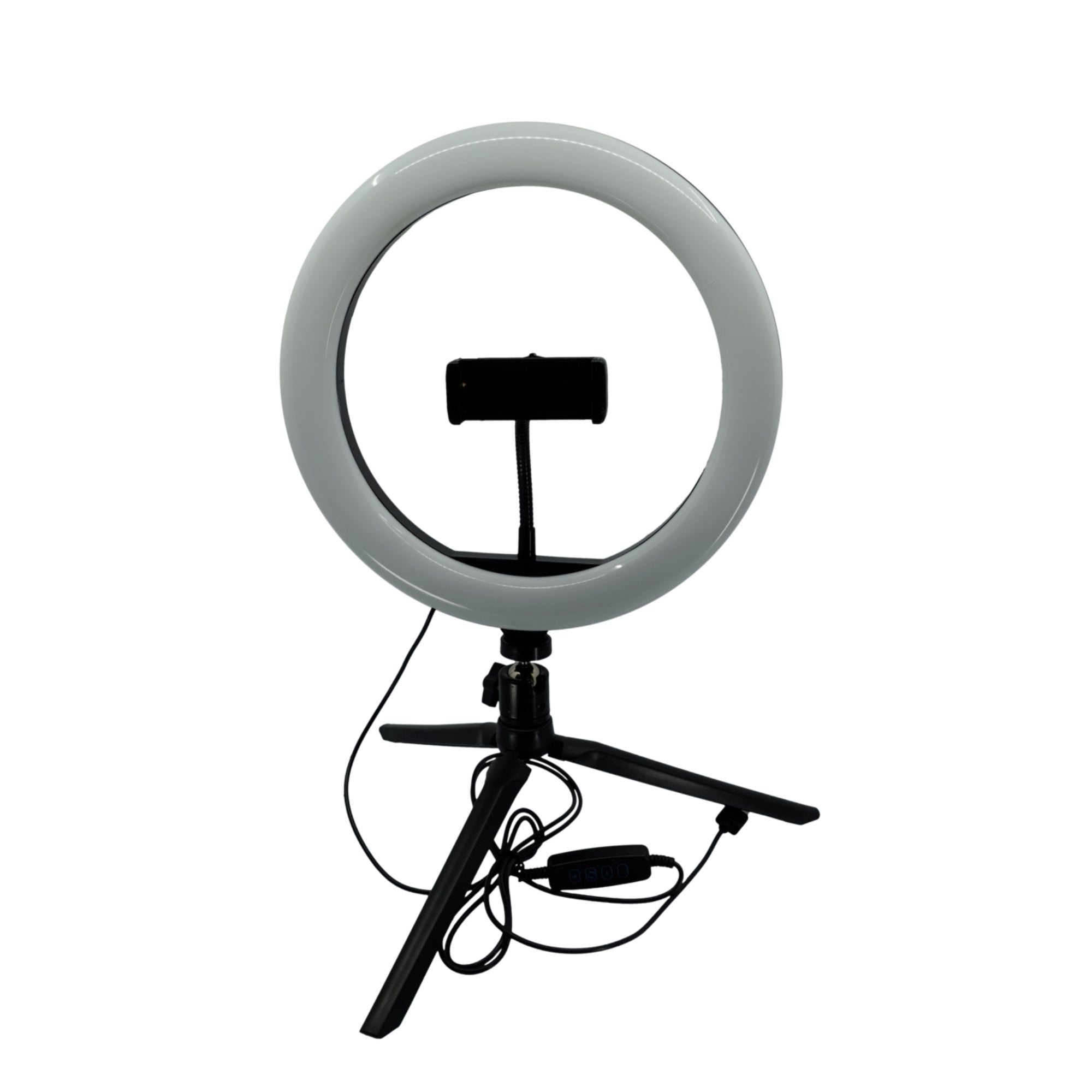Studio Creator Video Kit Green Screen LED Ring Light Tripod Smart phone  holder | eBay